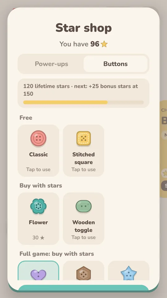 The button styles shop